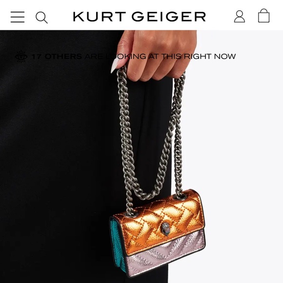 MICRO KENSINGTON BAG KURT GEIGER LONDON - Picture 6 of 7